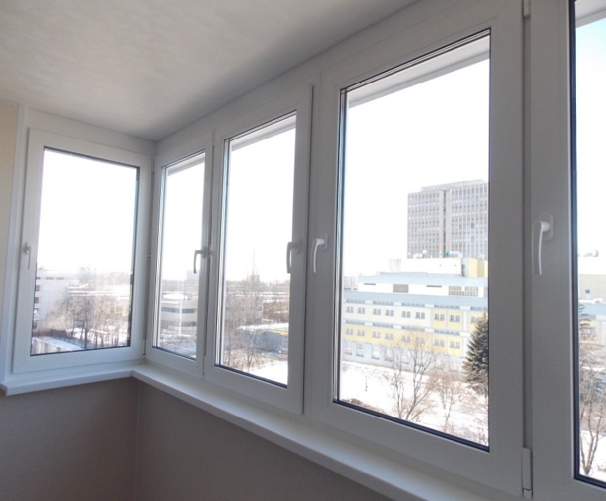 Типы остекления 3-метровых балконов и лоджий